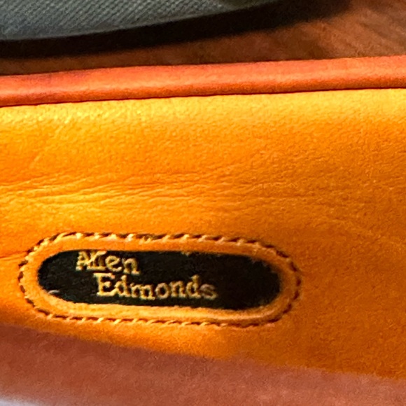 ALLEN EDMONDS Cody Woven Front Tassel Loafers Chili Brown Size 11.5 - Picture 11 of 11